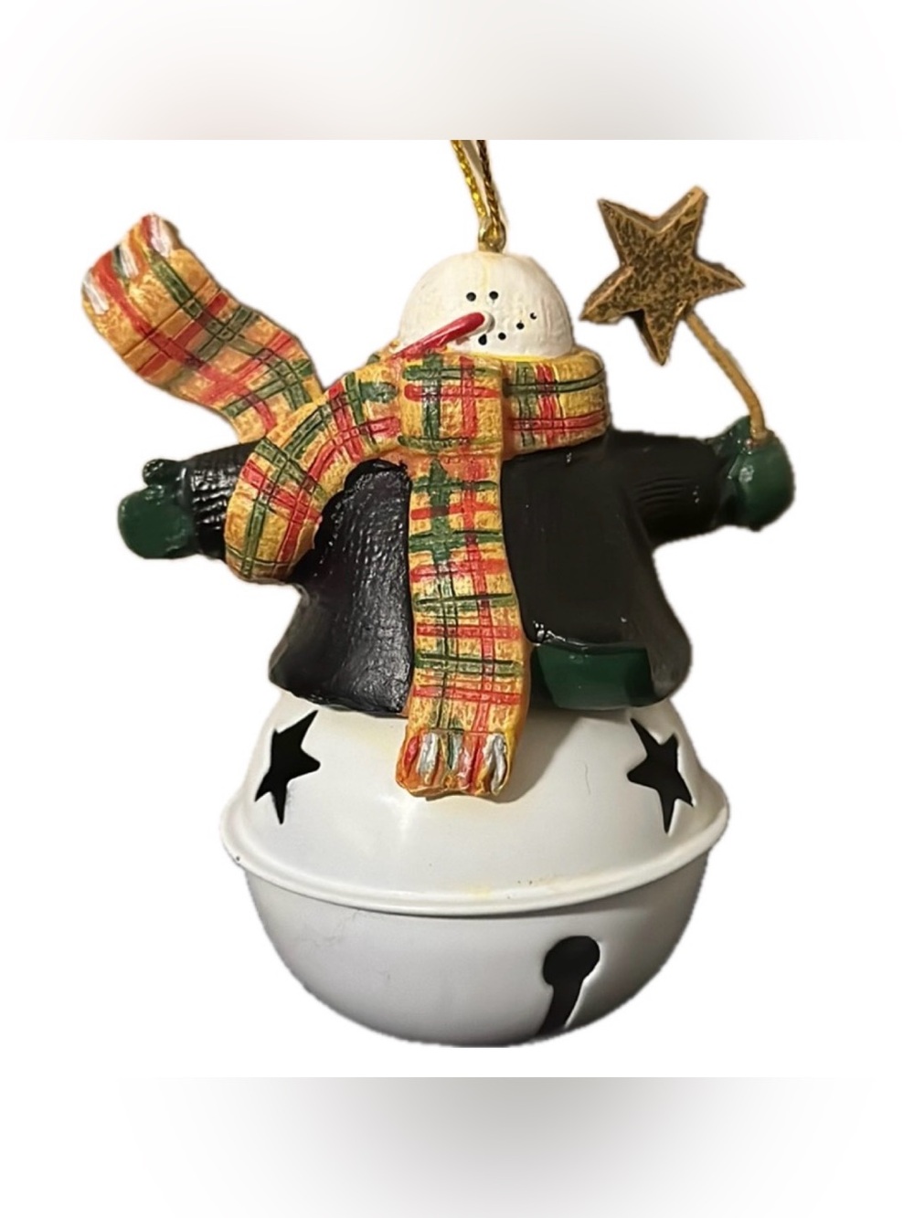 Vintage Karen Cruden Winter Magic Snowman Bell
Ornament